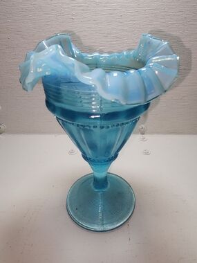EAPG Jefferson Glass Footed Vase Antique